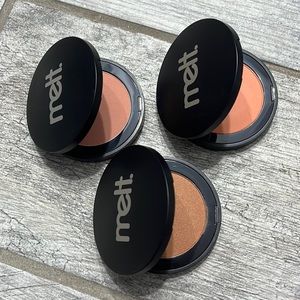 Bundle of 3 Melt powder blushes.